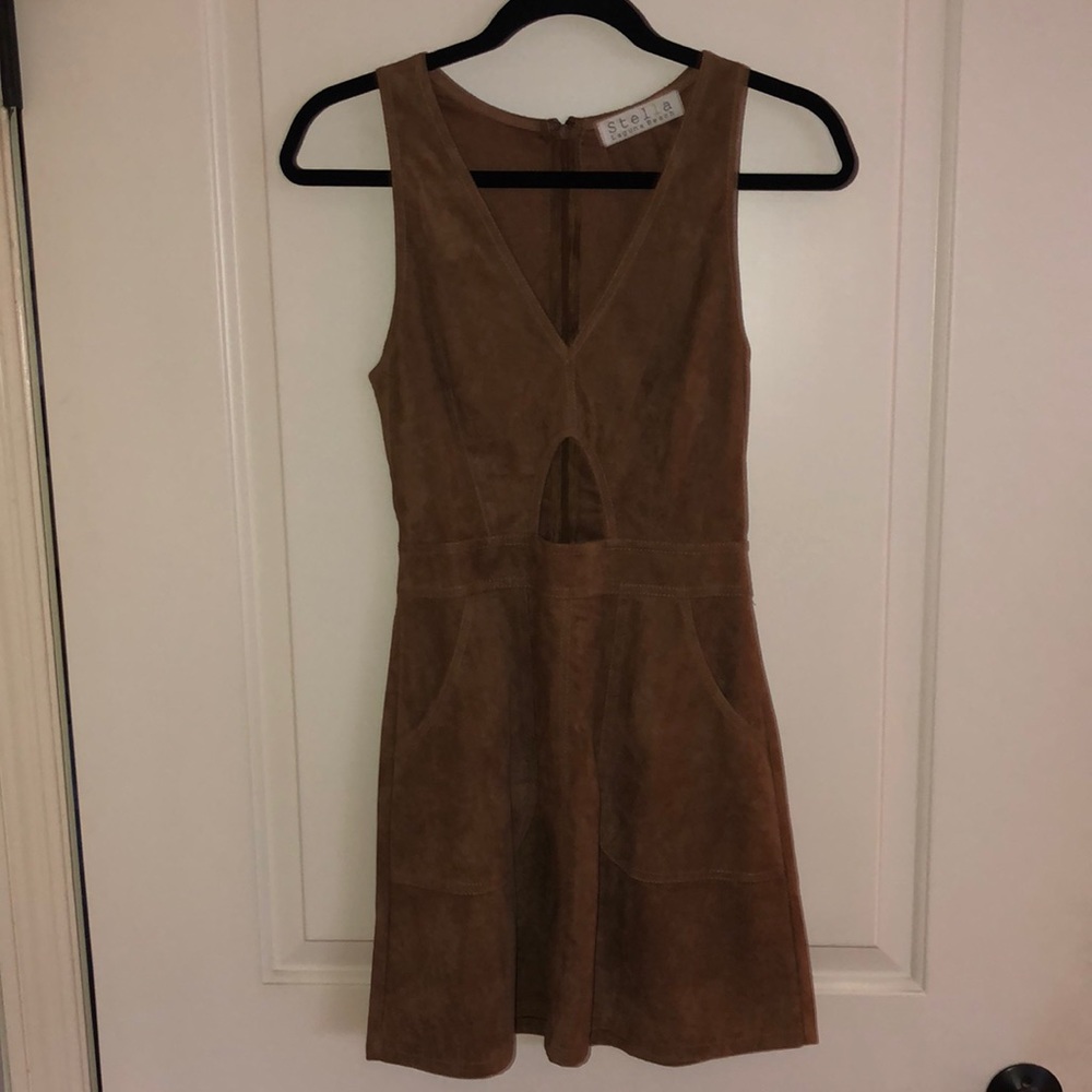 Stella Laguna Beach, Brown, Suede, Dress, S